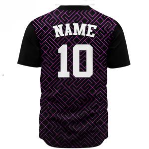 Camisetas de Béisbol al por Mayor con Logotipo Bordado, Estilo Jersey, Personalizables, Lisas, Azules, para Béisbol y Sóftbol - Product Image 2