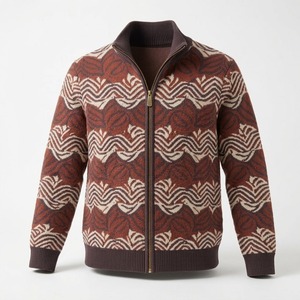 Autumn Winter <b>Men's</b> <b>Jackets</b> Zipper Hoodies for Male Solid Color Long Sleeve Sweatshirt Turtleneck <b>Jacket</b> <b>Men</b> Streetwear - Product Image 1