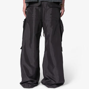 Pantalones Cargo de Nylon Negros para Hombre, Pantalones Deportivos con Múltiples Bolsillos, Pantalones Holgados para Actividades al Aire Libre, OEM - Product Image 6