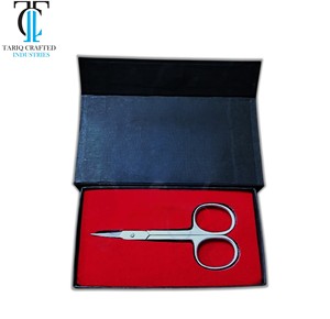 Ciseaux à cuticules professionnels en acier inoxydable, pointe fine et aiguisée, ciseaux pour couper les cuticules, manucure, pédicure, soins des ongles en salon - Product Image 3