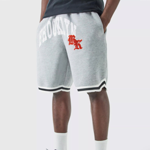 Shorts de course et de basketball pour hommes en coton respirant imprimé ODM, impression graphique personnalisée sur toute la surface, polyester - Product Image 1