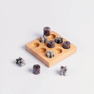 Trending <b>Marble</b> Indoor Entertainment Board Handmade Luxury Stone Puzzle Decor for Home Office Coffee Table Premium Set - Product Image 5