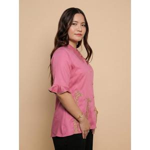 Camisa Transpirable para Mujer con Botones Frontales y Diseño Atemporal para el Trabajo y Salidas Informales, Compre Directamente del Proveedor - Product Image 2