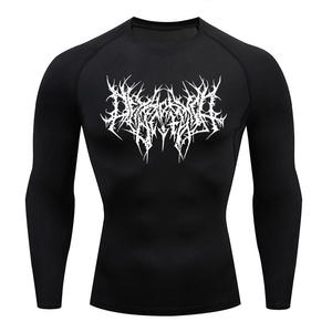 Pro Mock Neck Long Sleeve <b>Mens</b> <b>Compression</b> Rash Guard Maternity Four-Way Stretch Breathable Quick Moisture Dry UV Protection - Product Image 3