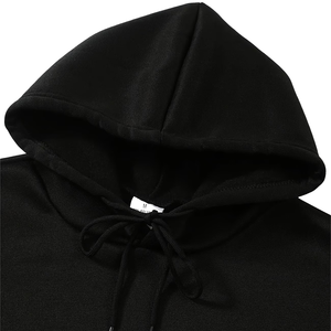 Ensemble de survêtement d'hiver respirant à capuche pour homme, durable, manches longues, couleur unie, coupe décontractée, poches latérales, élastique - Product Image 5