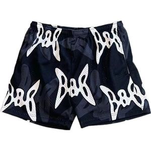 Custom Butterfly Design Men's Mesh Shorts Double <b>Layer</b> Sublimation 100% Polyester 5 Inch Inseam Basketball Baseball Mesh Shorts - Product Image 1