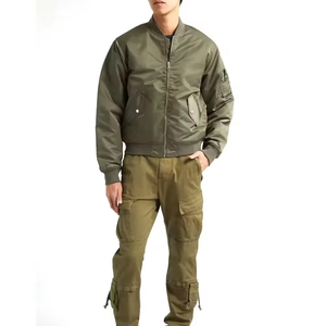 Blouson Bomber Coupe-Vent en Gros : Meilleur Design, Sublimation Personnalisée, Prix de Gros, Blouson Bomber en Cuir pour Homme - Product Image 1