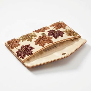 Bolsos de Mano de Moda Bohemia Premium con Cuentas para Mujer, Bolsos de Novia con Correa Única y Estampado Floral, Tamaño Personalizado, Venta al Por Mayor - Product Image 2