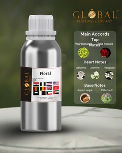 Huile Essentielle de Parfum G.ucci Flora Inspirée des Fleurs, Concentré de Parfum Doux Longue Durée, Mélange de Senteurs Fraîches et Lactées - Product Image 1