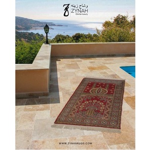 Alfombra de Oración Musulmana de Lana Premium Divine Embrace, Suave y Elegante, para el Hogar, Viajes y Adoración, Venta al Por Mayor - Product Image 4