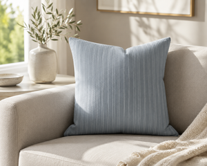 Cotton Linen Yarn Dyed Textured Stripe Cushion <b>Cover</b> | Premium Decorative <b>Throw</b> Pillow <b>Cover</b> for <b>Sofa</b>, Bed & Home Décor - Product Image 4