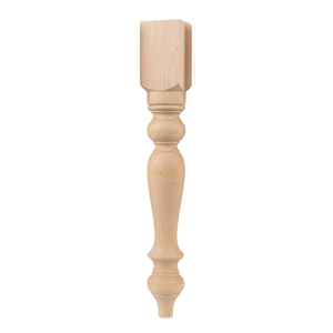 Custom Solid Rubber Wood Table <b>Legs</b> Decorative Turned Furniture <b>Supports</b> for Cabinets Sofas <b>Beds</b> and Desks Table <b>Legs</b> - Product Image 1