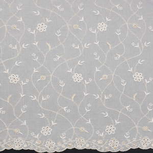 Tela de bordado Georgette de diseñador con lentejuelas florales de primera calidad para vestidos de fiesta, material para trajes de boda. - Product Image 2