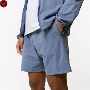 Ensemble de survêtement coupe-vent d'été pour homme, short et veste légère en nylon, tenue de sport décontractée 2 pièces, ensembles de shorts coupe-vent confortables - Product Image 6