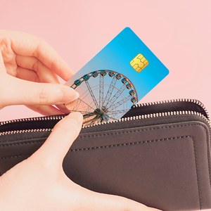 Custom Removable <b>Credit</b> <b>Card</b> Sticker <b>Skin</b> Matte No Residue K-pop Idol Anime Debit <b>Card</b> Decal Small MOQ Made in Korea - Product Image 2