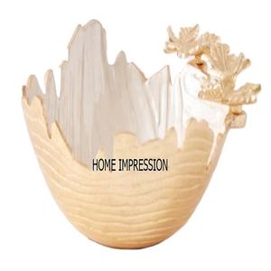 ชามเสิร์ฟโลหะเคลือบขอบโค้งดีไซน์เนอร์สินค้าใหม่สำหรับเครื่องครัวขายดี - Product Image 1