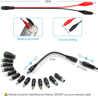 Alimentation universelle 3V-24V 3A 72W, adaptateur secteur réglable, adaptateur de puissance variable 3V 5V 9V 12V 18V 20V 24V avec 13 embouts