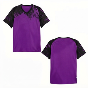 Conjunto de Camiseta de Fútbol para Niños ROYAL PURPLE, Unisex, 100% Poliéster, Transpirable, Absorbe la Humedad, Impresión Digital, Secado Rápido, Personalizable para Equipos, OEM - Product Image 1