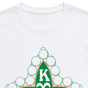 T-shirt blanc Ivy pour femme, manches courtes, imprimé graphique, col rond, décontracté, en coton doux, inspiré des sororités, mode estivale, pour tous les jours - Product Image 5
