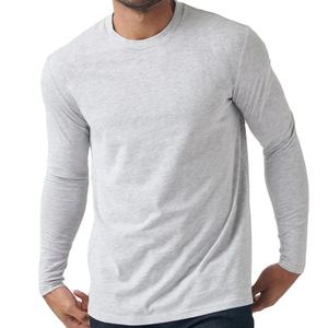 T-shirt basique en coton à col rond pour homme, respirant et anti-humidité, coupe classique, idéal pour l'entraînement et le fitness, vente en gros, haut à manches courtes - Product Image 1