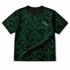 บริการ OEM เสื้อยืดคุณภาพสูงแบบซับลิเมชั่น พิมพ์โลโก้ตามสั่ง ลายบาโรก เสื้อลำลองผู้ชาย - Product Image 4