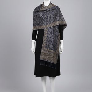 ผ้าคลุมไหล่พรีเมียมลายดอกไม้เพสลีย์แบบยาวสำหรับผู้หญิง ทำจากวิสโคส ทนทาน เหมาะสำหรับฤดูหนาว - Product Image 5