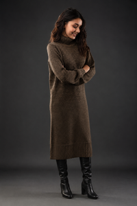 Pull en viscose tricoté respirant à col roulé style coréen pour femme, coupe ample, hiver-printemps - Product Image 4