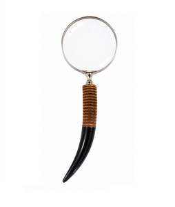Luxury Horn Magnifying Glass Featuring Elegant Handle And <b>Optical</b> Glass Lens For Executive Gifts - Product Image 3