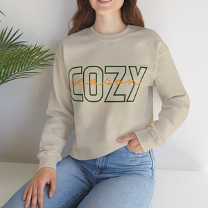 Sudadera con logotipo personalizado al por mayor, de alta calidad, para mujer, de spandex/algodón, talla grande, con letras griegas. - Product Image 4