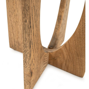 <b>Round</b> Wooden <b>Side</b> <b>Table</b> Solid Wood Accent Coffee <b>Table</b> Modern End <b>Table</b> for Living Room Bedroom Hotel - Product Image 6