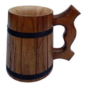 Natural Wooden Mug for Tea Coffee & Beer – Eco Friendly Reusable Drinking <b>Cup</b> - Product Image 6