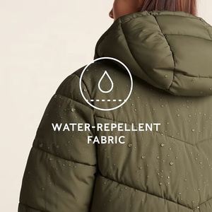 Chaqueta Acolchada Larga y Gruesa para Mujer, con Capucha y Bolsillos, Parka de Invierno - Product Image 6