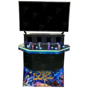 Thiết kế mới nóng bán 4 người chơi 55 inch màn hình chụp cá đứng lên máy gỗ vua của kho báu cộng với bảng trò chơi - Product Image 1