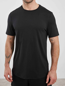 T-shirt homme luxe personnalisé 100% coton 280gsm, col rond, épaules tombantes, streetwear, design imprimé - Product Image 4