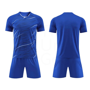 Ensembles de maillots de football en gros, personnalisables pour équipes, avec shorts, impression numérique OEM, respirants, séchage rapide, légers, 100% coton - Product Image 1