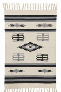 Wholesale Fancy Cotton Handmade Woven Modern Floral <b>Runner</b>/<b>Rug</b> Washable Plush Reversible Three Tone Color Home Camping - Product Image 4