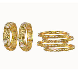 Bracelet en laiton plaqué or avec zircon, modèle 433027, inspiré des créations célèbres, coupe princesse, motif paix, design mignon - Product Image 3