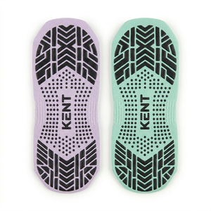 Calcetines de Pilates Transpirables 100% Algodón de Marca Privada, Calcetines de Yoga Antideslizantes con Base de Silicona para Estudios, Gimnasios, Marcas de Fitness, OEM - Product Image 4