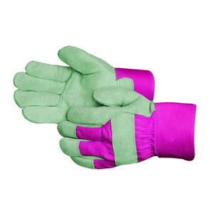 ถุงมือหนังวัวแบบแยกส่วนสำหรับงานอุตสาหกรรม ป้องกันภัยส่วนบุคคล ถุงมือช่างชาวแคนาดา ทนต่อการเสียดสี - Product Image 3