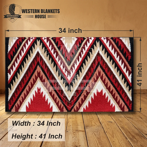 Customized <b>Heavy</b> DD Harness Leather Western Style Competition Saddle Pad New Zealand Wool Felt Polycotton for Ranch Use - Product Image 6