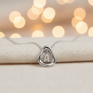 จี้เงินแท้ S925 รูปทรงคลื่นประดับเพชรคิวบิกเซอร์โคเนีย ตัวอักษร P  งานฝังเพชรแบบ Pave  ของขวัญแต่งงานสุดหรูสำหรับงานปาร์ตี้ - Product Image 5