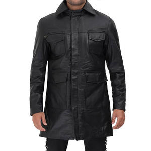 Abrigo de Cuero de Diseño Único Hecho en Pakistán, el Más Vendido, Duradero y Transpirable, Abrigo de Cuero para Hombre en Venta en Línea - Product Image 1