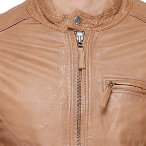 Men's <b>Racer</b> <b>Jacket</b> Stylish Stand Collar Design With Durable Materials For Riding Road Trips And Casual Fashion Looks - Product Image 6