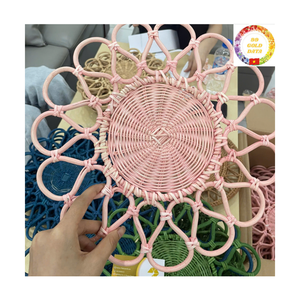 แผ่นรองจานหวาย |   งานทอธรรมชาติ |   แผ่นรองชาร์จกันลื่น |   ภาชนะบนโต๊ะอาหารที่ทนทาน |   ขายส่ง - Product Image 4