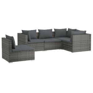 Set Lounge da Giardino Grigio - Product Image 2