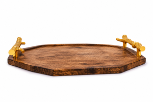 Bandeja para Servir Té, Bandeja de Madera Apilable con Asa, Estilo de Madera Personalizado, Piezas de Hotel, Color, Característica Ecológica, por Quality Handicrafts - Product Image 4