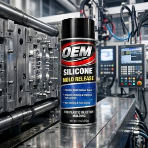 Spray Desmoldante de Silicona Personalizado, Cera Imprimible Desmoldante para Inyección de Plástico, Limpieza de Piezas - Product Image 1