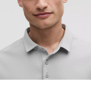 Camisas de Golf Personalizadas para Hombre con Diseño de Bolsillo Frontal, Antiarrugas, Blancas o Negras, Bordado, Suministro OEM, Patrón Sólido - Product Image 4