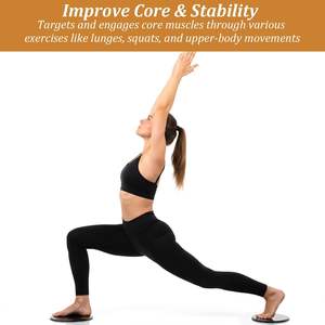Deslizadores de Ejercicio de Doble Cara para Entrenamiento Abdominal y de Fuerza, Mejoran la Estabilidad y la Fuerza del Core - Product Image 2