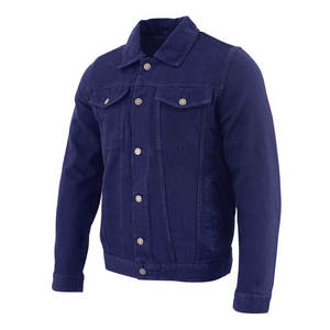 Men Spring Denim Suit Jacket Casual Slim Pocket Cotton Coat Men's Long Sleeve Button Lapel Turn-down Collar Coat - Product Image 2